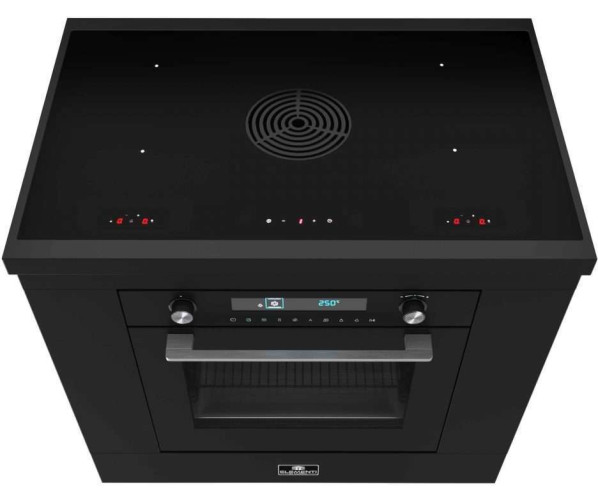 Elementi di Cucina IK9024-MZ inductie fornuis met afzuiging - mat-zwart