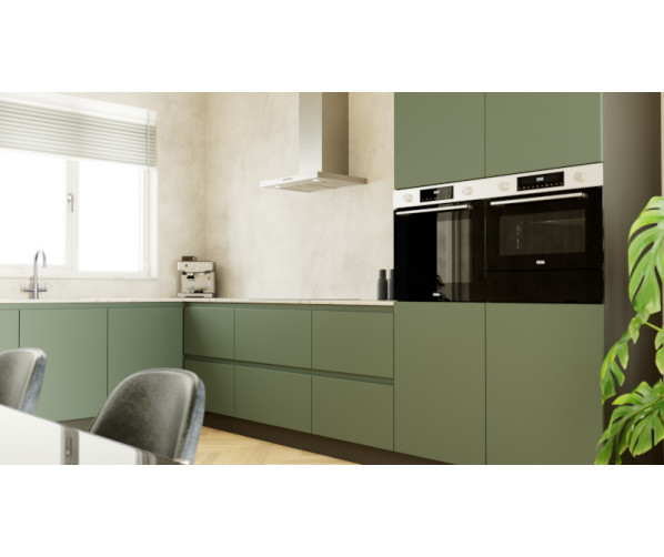 Etna AB661RVS wand afzuigkap
