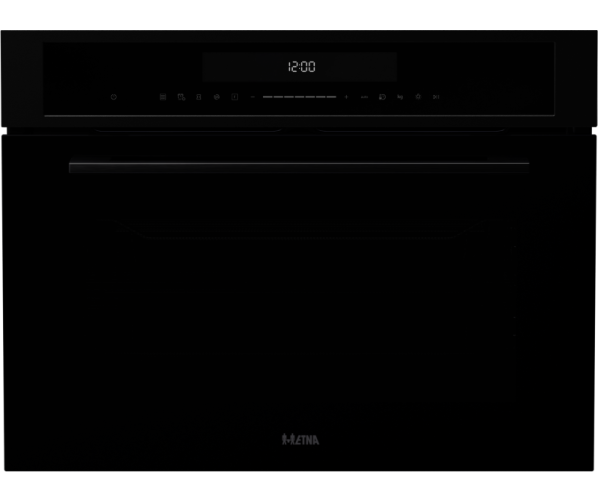Etna CM650MZ inbouw oven met magnetron - mat zwart