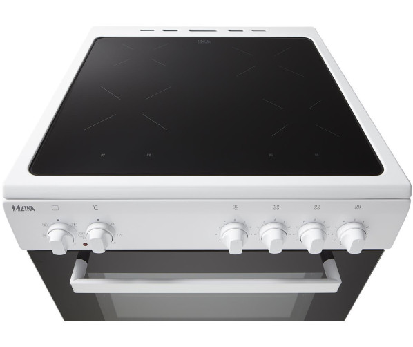 Etna FIV560WIT inductie fornuis - wit - 2-fasen aansluliting