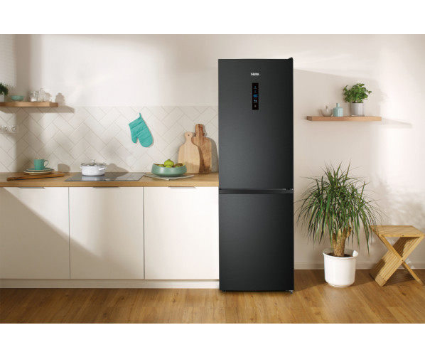 Etna KCV186NZWA koel/vriescombinatie - blacksteel
