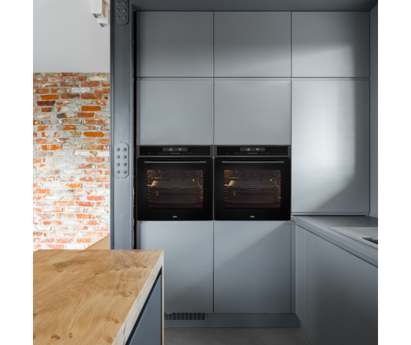 Etna OP670Ti inbouw oven met pyrolyse - zwart Titanium
