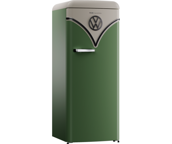 Etna RBT1154GRO groene koelkast - retro