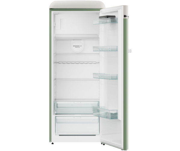 Etna RBT1154GRO groene koelkast - retro