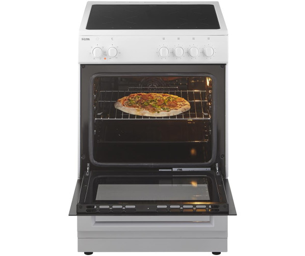 Etna FIV560WIT inductie fornuis - wit - 2-fasen aansluliting