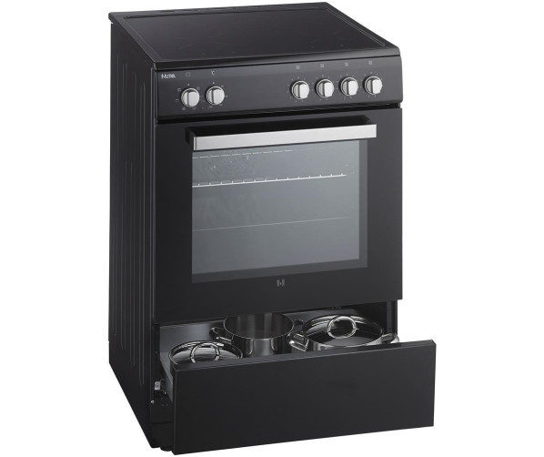 Etna FIV560ZWA inductie fornuis - zwart - 2-fasen aansluiting