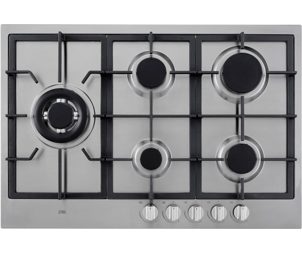 ETNA KG875RVSA inbouw gas kookplaat - 75 cm. breed