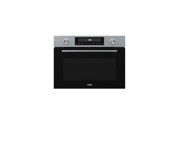 Etna CM450RVS inbouw oven met magnetron - nis 45 cm. - roestvrijstaal