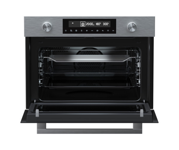 Etna CM450RVS inbouw oven met magnetron - nis 45 cm. - roestvrijstaal