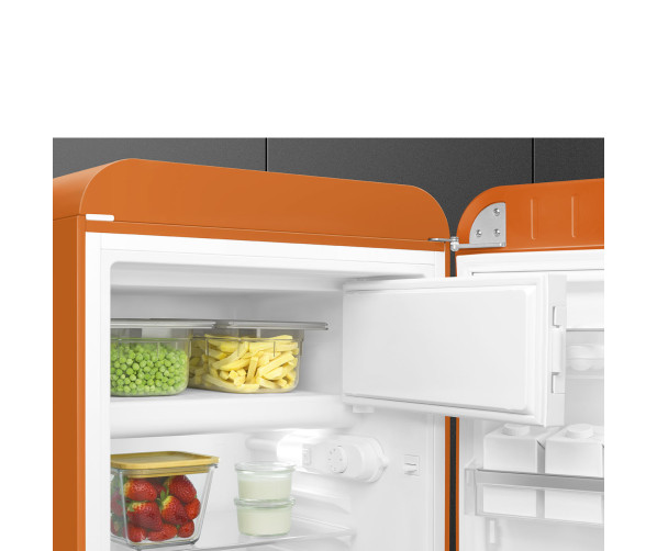 Smeg FAB10ROR5 koelkast oranje - rechtsdraaiend
