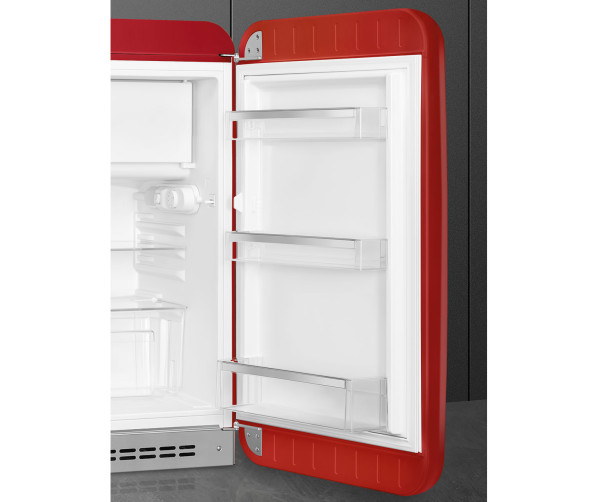 Smeg FAB10RRD5 koelkast rood - rechtsdraaiend