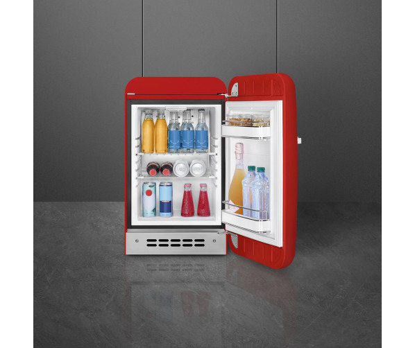 Smeg FAB5RRD5 minibar rood