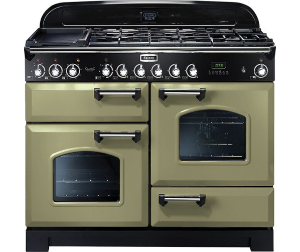 Falcon CLASSIC DELUXE 110 GAS OLIVE GREEN fornuis - 110 cm breed