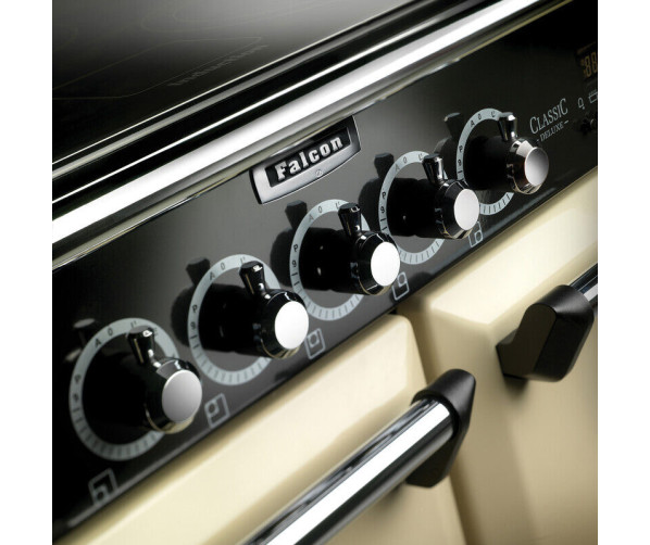 fornuis Falcon CLASSIC DELUXE 90 GAS CHARCOAL BLACK - Gas
