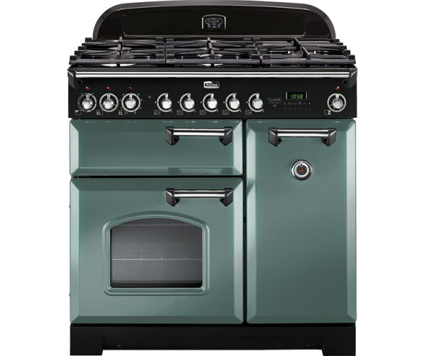 Falcon CLASSIC DELUXE 90 GAS MINERAL GREEN fornuis - 90 cm breed