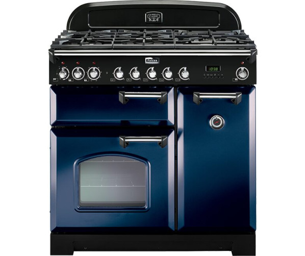 Falcon CLASSIC DELUXE 90 GAS REGAL BLUE fornuis - 90 cm breed