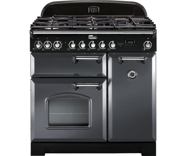 Falcon CLASSIC DELUXE 90 GAS SLATE fornuis - 90 cm breed