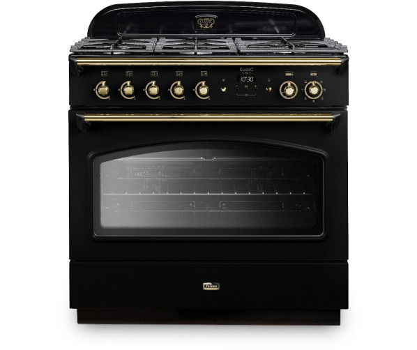 Falcon Classic FX 90 gas zwart fornuis