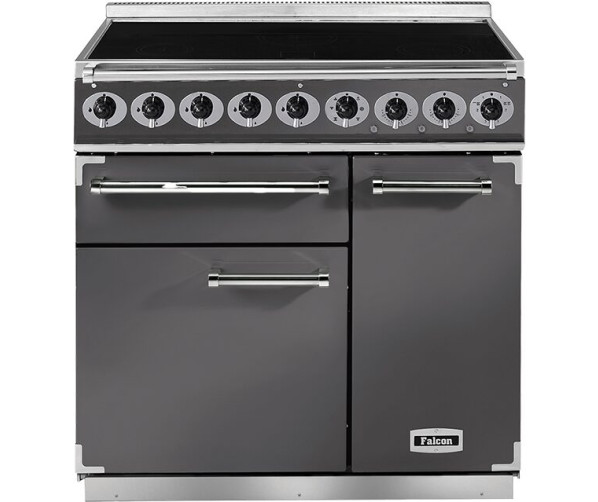 Falcon DELUXE 900 INDUCTIE SLATE fornuis - 90 cm breed