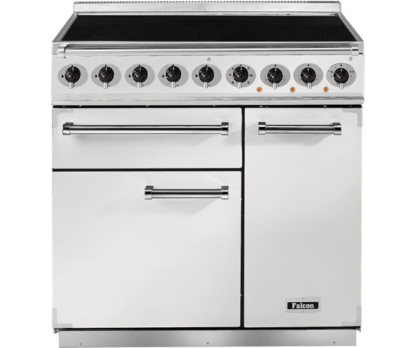 Falcon DELUXE 900 INDUCTIE WIT fornuis - 90 cm breed