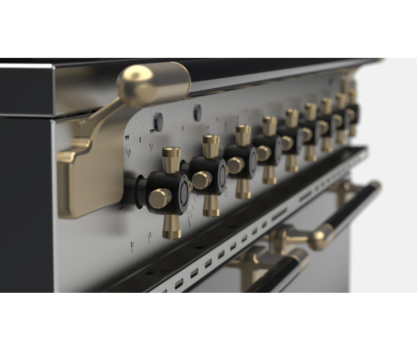 fornuis Falcon ELISE LUXE 90 GAS BLACK EDITION RVS - Gas