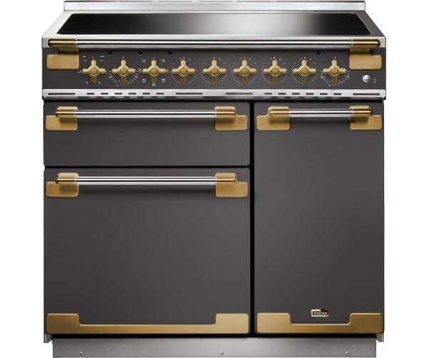 Falcon Elise Luxe 90 grijs inductie fornuis