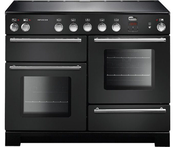 Falcon INFUSION 110 INDUCTIE CHARCOAL BLACK fornuis - 110 cm breed
