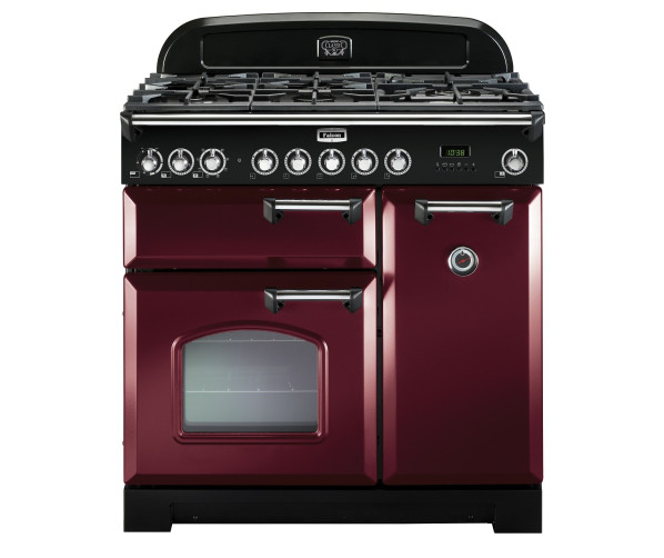 FALCON Classic Deluxe 90 gas/elektro Cranberry