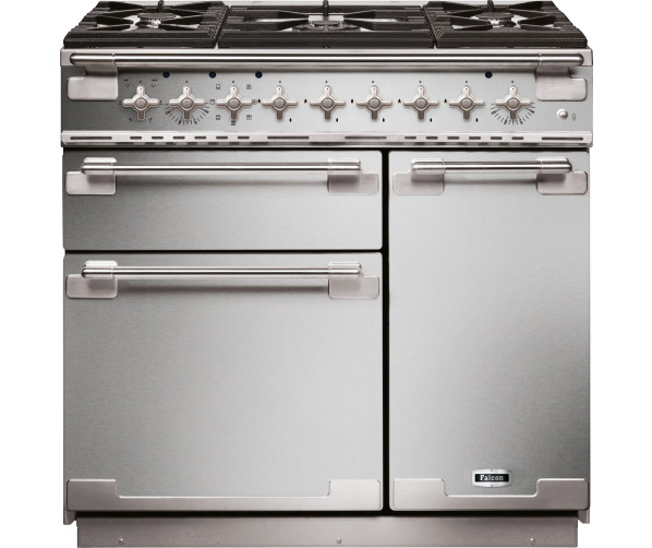 Falcon Elise 90 gas-elektro fornuis in Stainless Steel