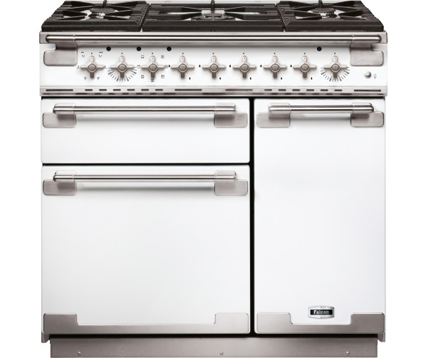 Falcon Elise 90 gas-elektro fornuis in White