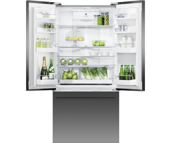 Fisher & paykel RF522ADB5 side-by-side koelkast - blacksteel