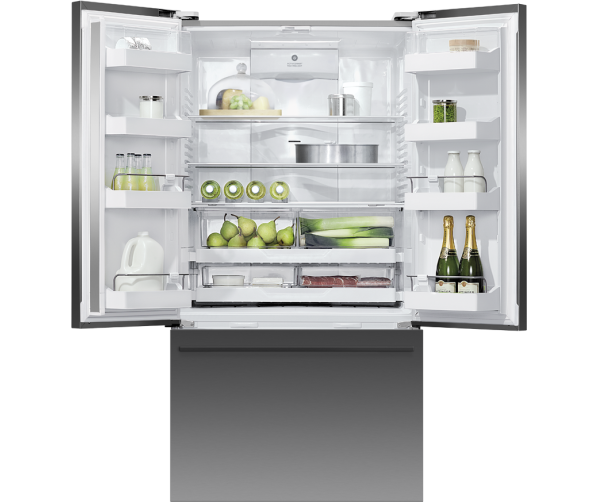 Fisher & paykel RF540ADUSB5 side-by-side koelkast - blacksteel
