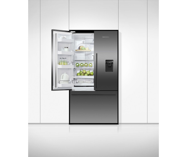 Fisher & paykel RF540ADUSB5 side-by-side koelkast - blacksteel