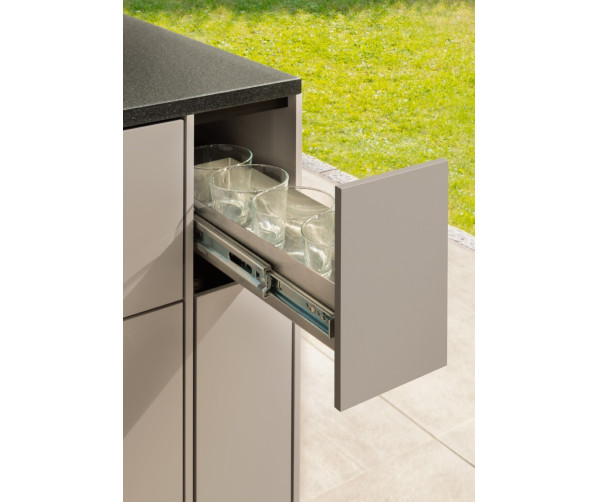 FREILUFT buitenkeuken met Flammkraft inbouw barbecue gas