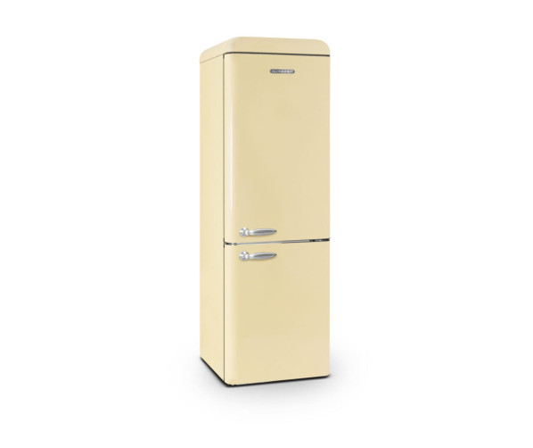 Schneider SCB300VCR retro jaren 50 koelkast - cream