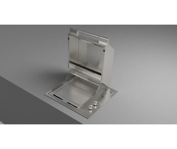 Fulgor Milano FOBQ 601 TY G X inbouw teppanyaki bbq - rvs