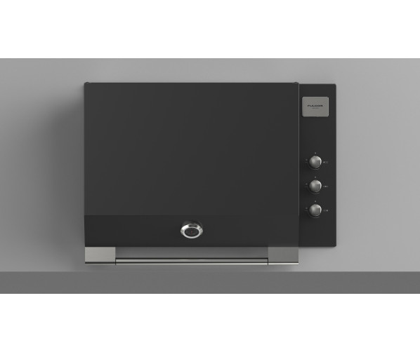 Fulgor milano FOBQ 803 G MBK inbouw gas barbecue - mat zwart