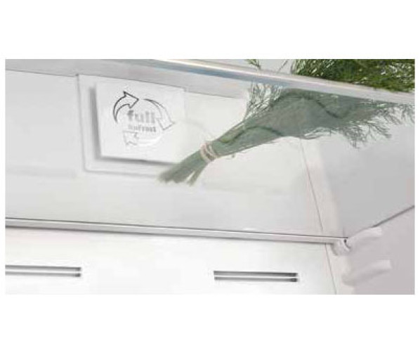 Dankzij de ventilator in de Gram KF 6406-90 FN is er een gelijkmatige verdeling van de temperatuur in de gehele koelruimte