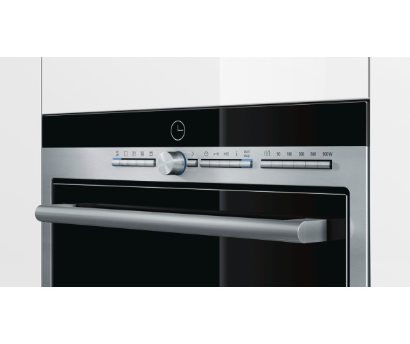 Het design van de SIEMENS HB86K575N is strak en fraai