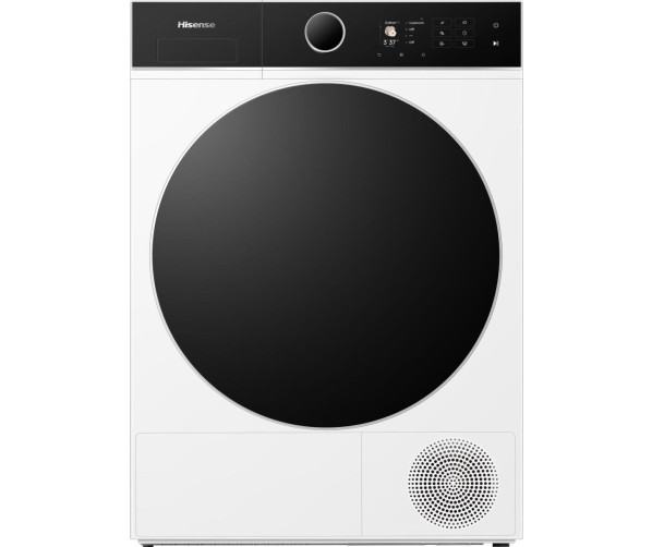 Hisense DH5I804BWCD warmtepomp droger met 8 kg. en energieklasse C