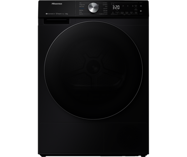 Hisense DH5S102BB warmtepomp droger - zwart