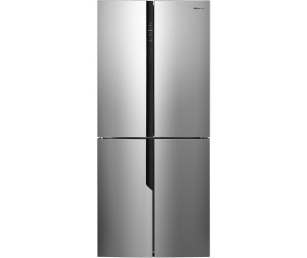 De Hisense RQ562N4AC1 is een 4-deurs koelkast uitgevoerd met rvs-look front