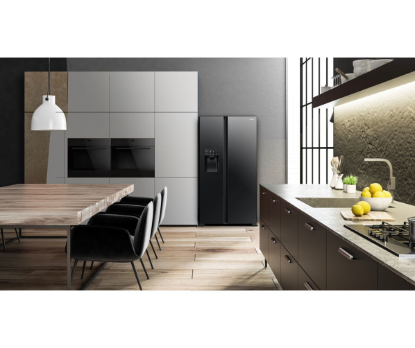 Hisense RS694N4TFE koelkast - blacksteel-look