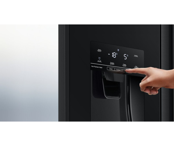 Hisense RS694N4TFE koelkast - blacksteel-look