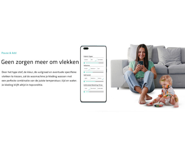 Hisense WF5S1045BB zwart wasmachine