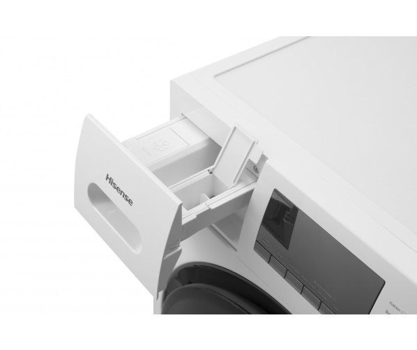De Hisense WFEH9014VA heeft een automatische dosering functie voor de optimale dosering van wasmiddel