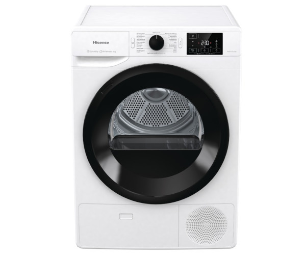Hisense DCGE803 droger condens met 8 kg. vulgewicht