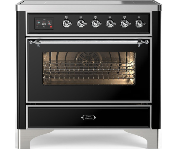 ILVE MI096NE3/BK fornuis - 90 cm breed