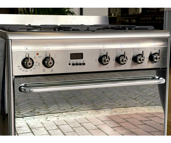Smeg SNLK60MX9 fornuis roestvrijstaal
