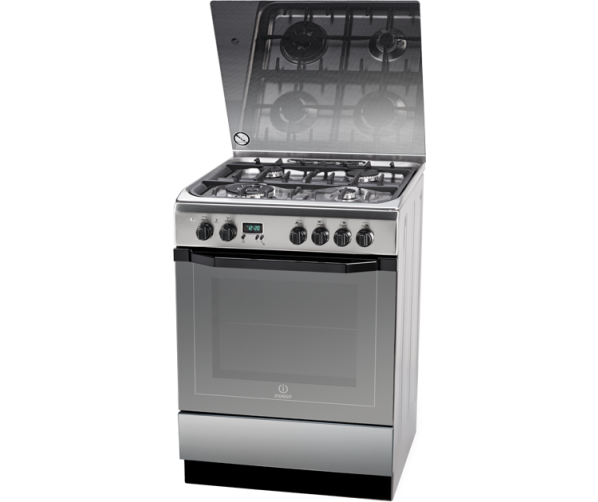 Indesit I6TMH5AG(X)/NL fornuis rvs